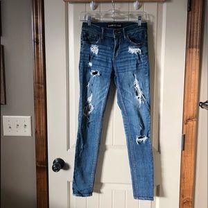 Express distressed jeans